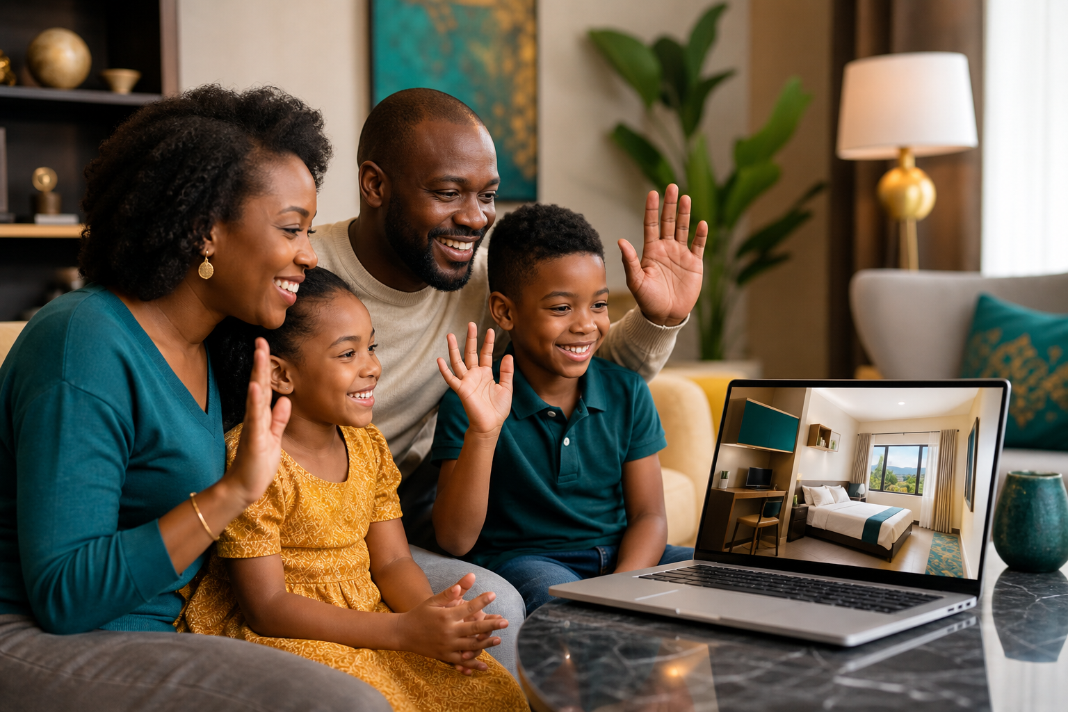 Family abroad arranging property in Ghana